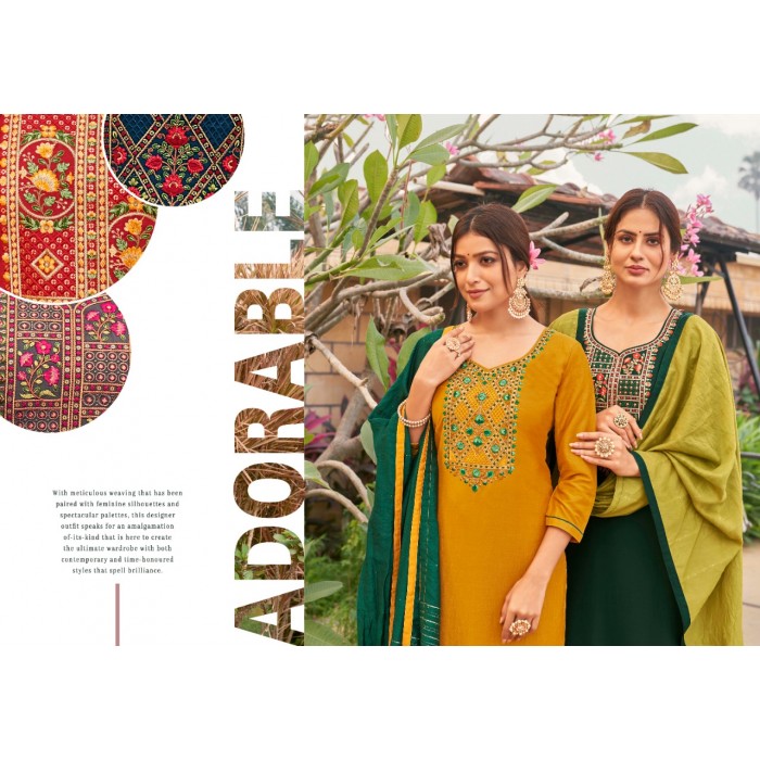 Panch Ratna Ruhani Heavy Parampara Silk Dress Materials